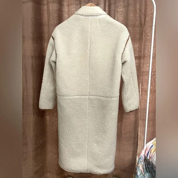 Madewell Sherpa Topcoat size XS - Picture 7 of 8